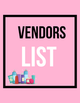 Vendors List