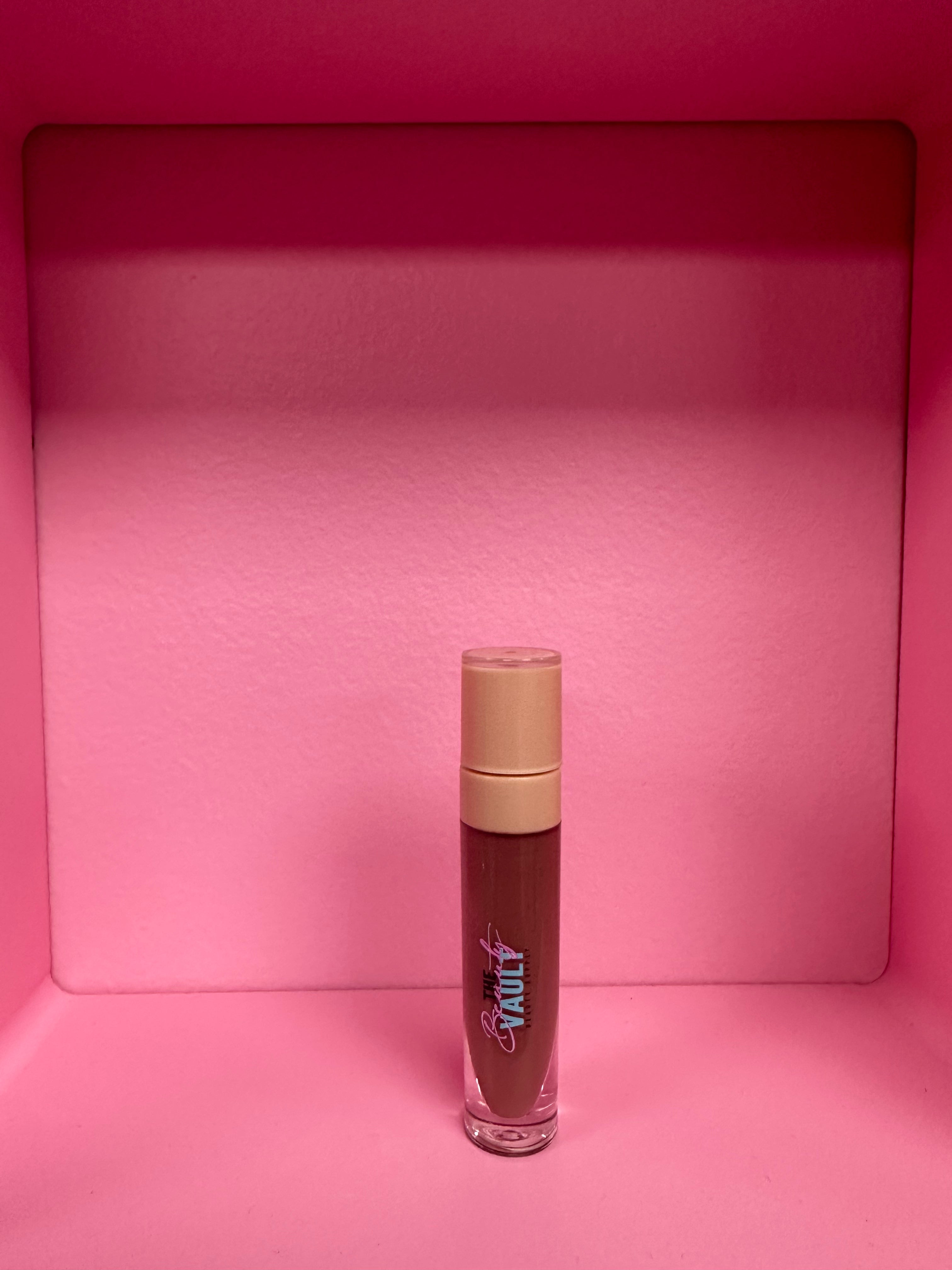 beauty vault custom pigmented lipgloss brown