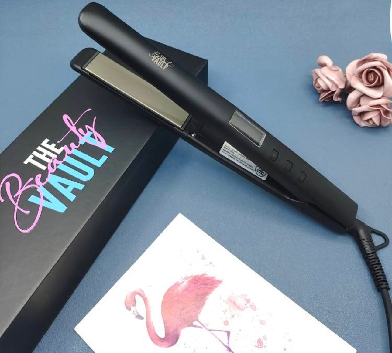 the beauty vault grade a titanium flat iron