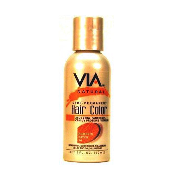 Via Natural Semi-Permanent Hair Color #34 Pumpkin Patch